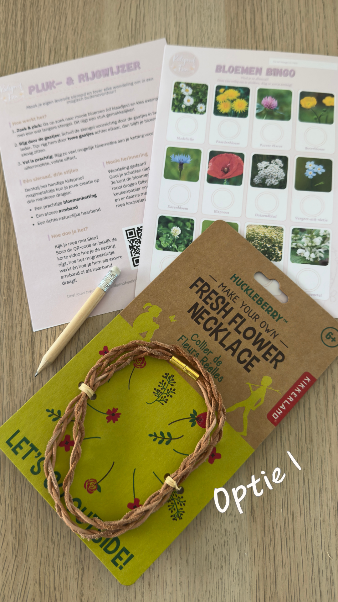 Bloemen ketting maken